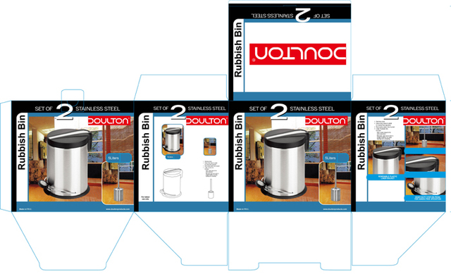 垃圾桶+马桶刷-5L